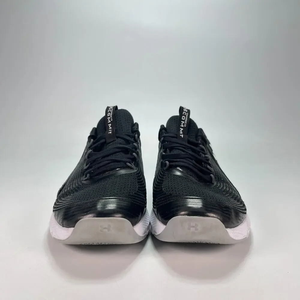Under Armour Charged Commit TR 3 Black Training Shoes 3023703-001 Men's Size 9
